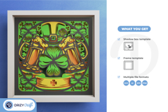 Cheers to Luck St Patricks 3D Shadow Box Product Image 3