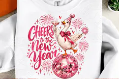 Cheers to the New Year Goose PNG Product Image 2