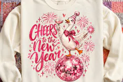 Cheers to the New Year Goose PNG Product Image 4