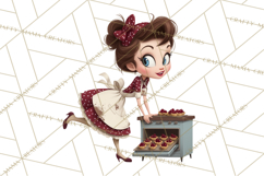Cherry Mini World Clipart, PNG, Baking &amp; Gardening Clip Art Product Image 4