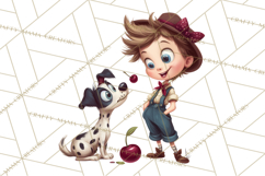 Cherry Mini World Clipart, PNG, Baking &amp; Gardening Clip Art Product Image 3