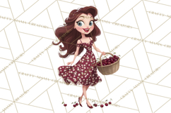 Cherry Mini World Clipart, PNG, Baking &amp; Gardening Clip Art Product Image 3