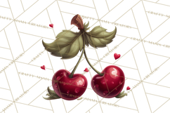Cherry Mini World Clipart, PNG, Baking &amp; Gardening Clip Art Product Image 3