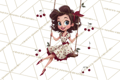 Cherry Mini World Clipart, PNG, Baking &amp; Gardening Clip Art Product Image 4