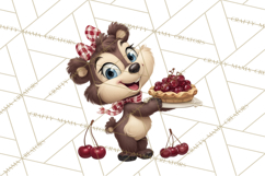 Cherry Mini World Clipart, PNG, Baking &amp; Gardening Clip Art Product Image 5