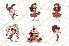 Cherry Mini World Clipart, PNG, Baking &amp; Gardening Clip Art Product Image 4
