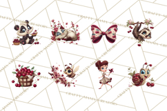 Cherry Mini World Clipart, PNG, Baking &amp; Gardening Clip Art Product Image 7