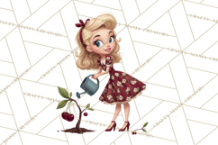 Cherry Mini World Clipart, PNG, Baking &amp; Gardening Clip Art Product Image 5