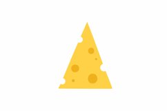 Piece of Cheese SVG | Cheese Png Svg |Cheese sublimation Product Image 1