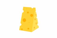 Cheese SVG | Piece cheese Png Svg |Cheese sublimation Product Image 1