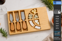 Cheese Boards Laser Cut Bundle | Serving Tray | Knife Holder Product Image 8