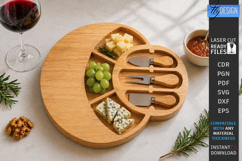 Cheese Boards Laser Cut Bundle | Serving Tray | Knife Holder Product Image 10