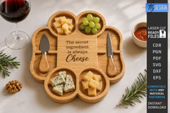 Cheese Boards Laser Cut Bundle | Serving Tray | Knife Holder Product Image 11