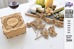 Cheese Marker Stakes with Storage Boxes Laser Cut Bundle Product Image 8
