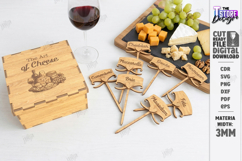 Cheese Marker Stakes with Storage Box Laser Cut Kit | CNC Product Image 2
