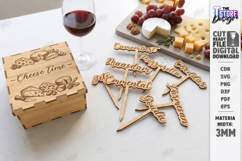 Cheese Marker Stakes with Storage Box Laser Cut Kit | CNC Product Image 2