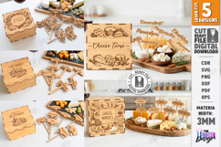 Cheese Marker Stakes with Storage Boxes Laser Cut Bundle Product Image 1