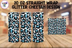 20 OZ Cheetah Tumbler Wrap with Glitter Product Image 22