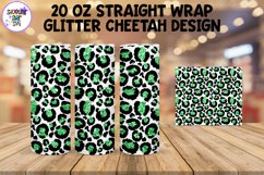 20 OZ Cheetah Tumbler Wrap with Glitter Product Image 25