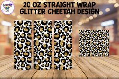 20 OZ Cheetah Tumbler Wrap with Glitter Product Image 21