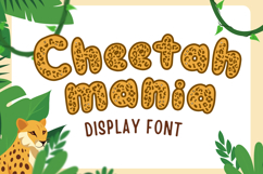 Cheetah Mania - Display Font Product Image 1