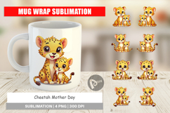 Mug Wrap Cheetah Mother&#039;s Day Product Image 1