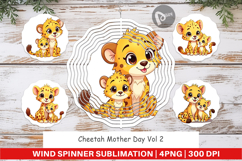Wind Spinner Cheetah Mother&#039;s Day Product Image 1