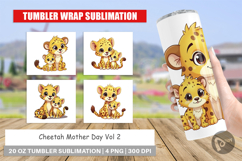 Tumbler Cheetah Mother&#039;s Day Product Image 1