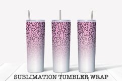 Cheetah Fade 20 OZ Skinny Tumbler Design Sublimation Product Image 1