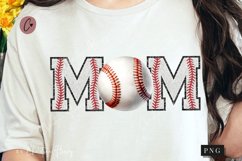 Baseball Chenille Mama PNG | Baseball PNG Product Image 1