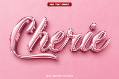 Cherie 3D editable text effect Product Image 1