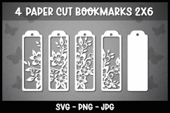 100 Bookmarks Paper cut SVG Laser cut I Cricut I Silhouette Product Image 6