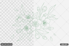 Cherry Blossom SVG PNG Product Image 1