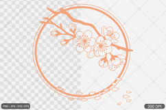 Cherry Blossom SVG PNG Product Image 1