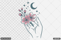Cherry Blossom SVG PNG Product Image 1
