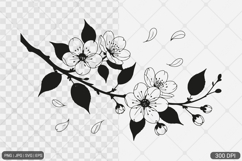 Cherry Blossom SVG PNG Product Image 1