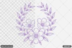 Cherry Blossom SVG PNG Product Image 1