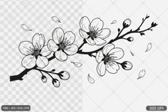 Cherry Blossom SVG PNG Product Image 1