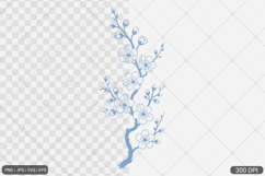Cherry Blossom SVG PNG Product Image 1