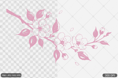 Cherry Blossom SVG PNG Product Image 1