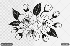 Cherry Blossom SVG PNG Product Image 1