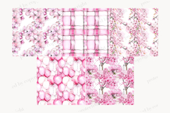 GlamArtZhanna, Cherry Blossom paper, Blossom pattern, Spring digital paper, Spring pattern, Spring background, Garden digital paper, Garden pattern, Garden background, Spring garden paper, Blossom paper, Blossom pattern, Blossom background, Pink flowers p