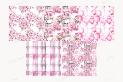 GlamArtZhanna, Cherry Blossom paper, Blossom pattern, Spring digital paper, Spring pattern, Spring background, Garden digital paper, Garden pattern, Garden background, Spring garden paper, Blossom paper, Blossom pattern, Blossom background, Pink flowers p