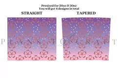 cherry blossom petals skinny tumbler sublimation design for 20oz and 30oz skinny tumbler sublimation wrap
