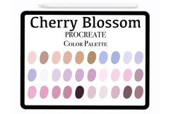 Cherry Blossom Procreate Palette Procreate Color palette