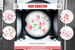 Car Coaster Cherry blossoms Product Image 1