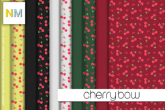 Cherry Bow Seamless Matching Fabrics Product Image 1