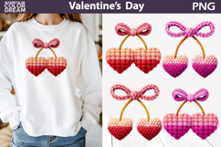 Valentine Cherry Clipart | Heart Valentine&#039;s Day Product Image 1