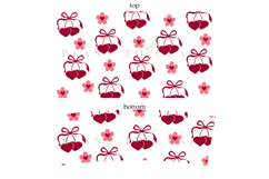 cherry daisy valentine themed 40oz tumbler wrap design featuring valentine style artwork available as digital files ready to download for crafting and decor projects