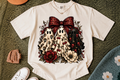 Cherry Ghost Png, Coquette Halloween Sublimation Design Product Image 2